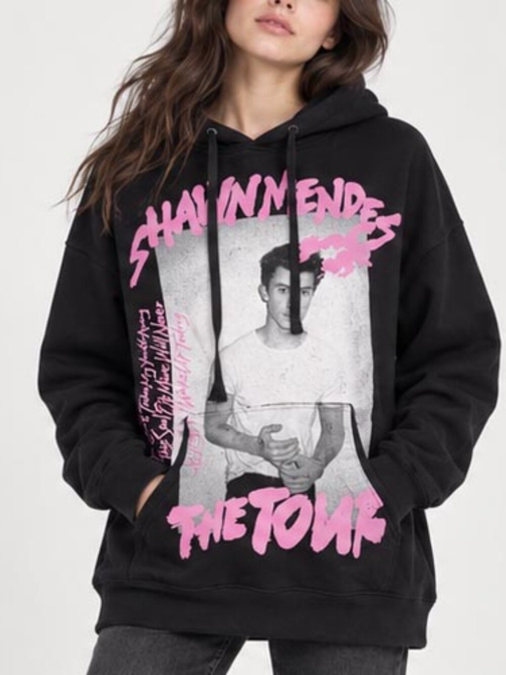 Shawn Mendes The Tour Oversized Pullover Hoodie – Size Small
